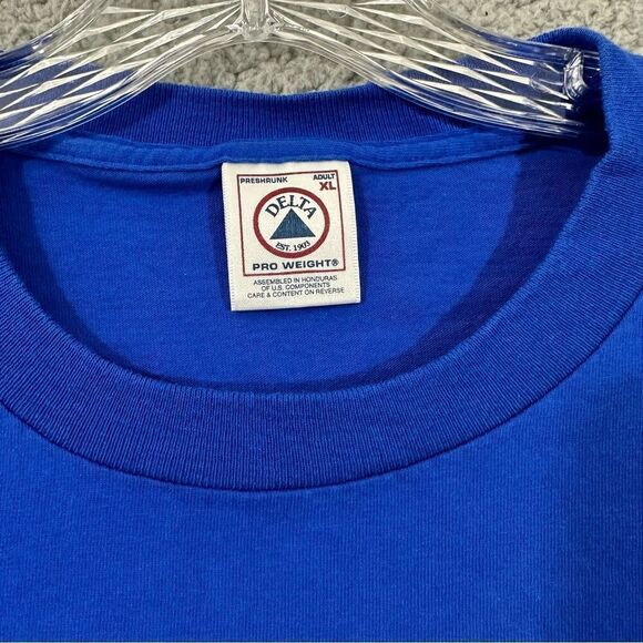 VTG Chicago Cubs Shirt Men XL MLB Big Logo Blue Short Sleeve‎ Delta  Tee - Picture 6 of 11